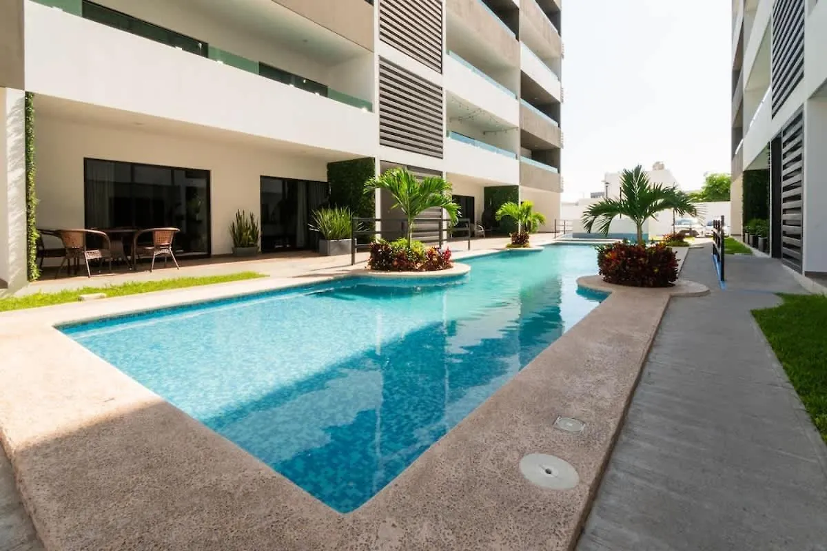 Apartamento Depa Con Alberca A 5Min De Playa Cerritos - Marina C 510 Mazatlán 0*,  México